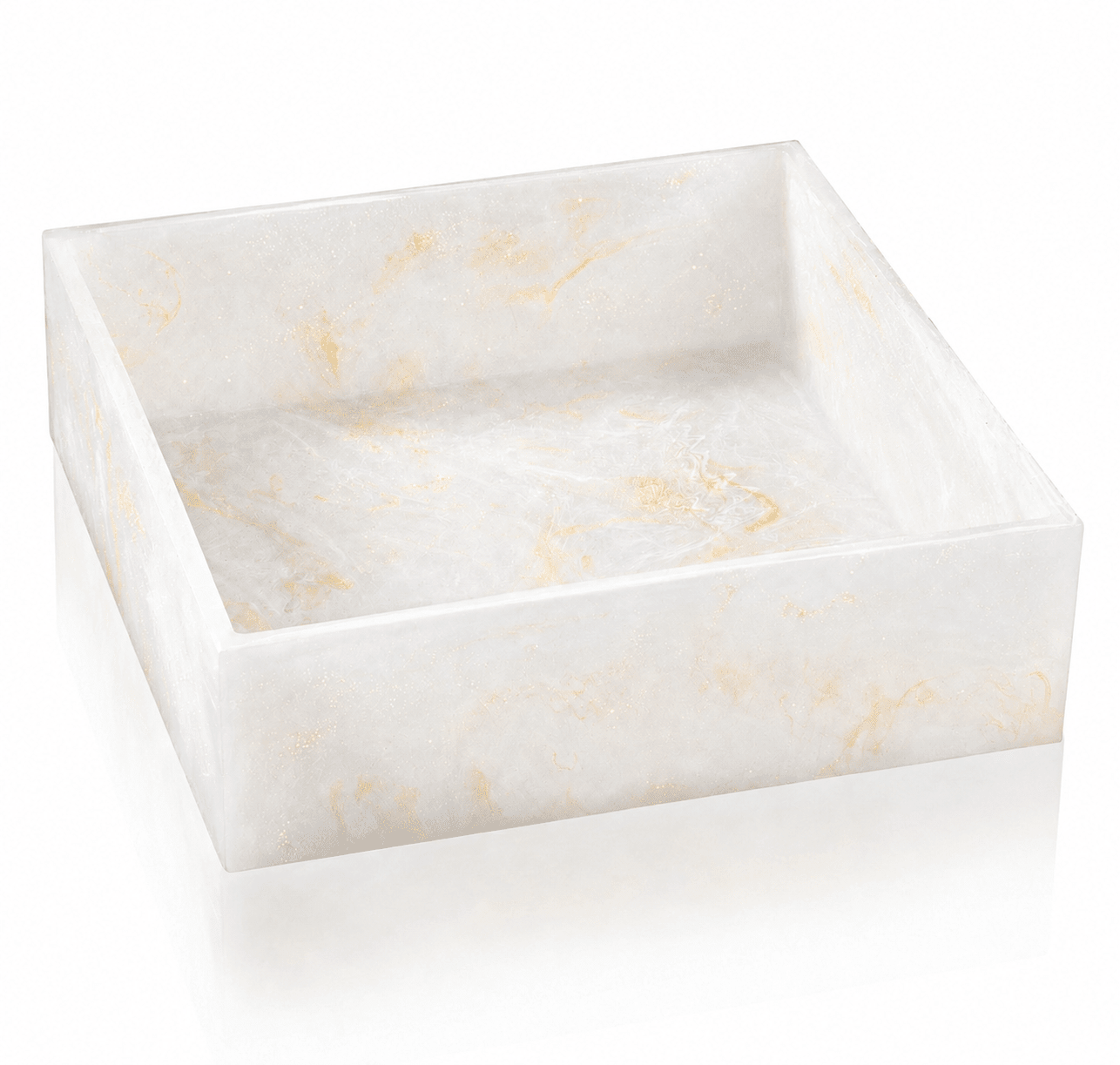 Resin Square Salad Bowl - Waterdale Collection