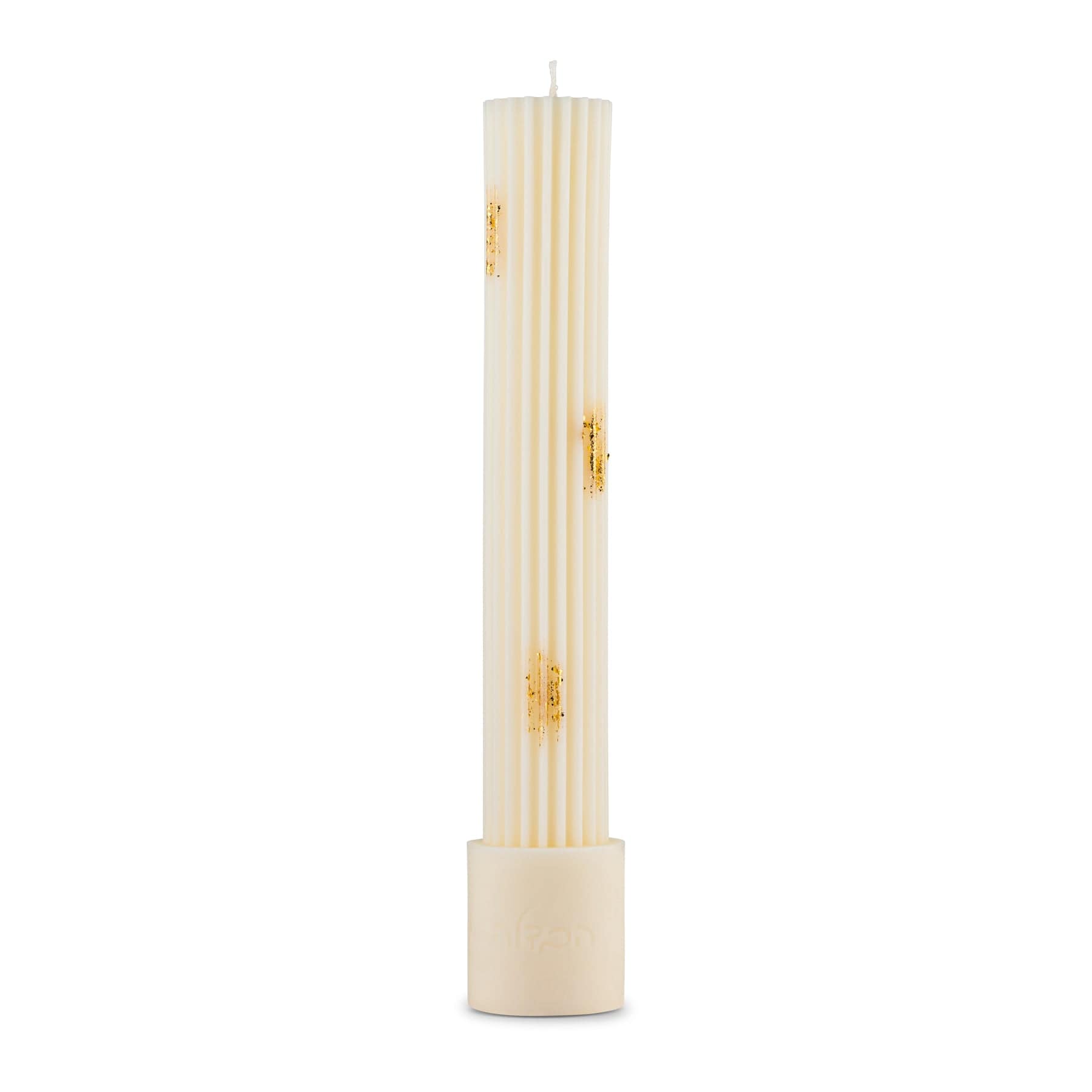 Ribbed Havdalah Candle - Waterdale Collection