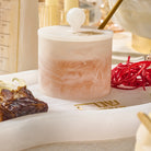 RH-ST-CURV-RS-M Marble Resin Simanim Tray
