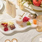 RH-ST-CURV-RS-M Marble Resin Simanim Tray