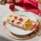 Rosh Hashana Raised Painted Pomegranate Simanim Tray (4) - Waterdale Collection