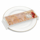 Rosh Hashana Raised Painted Pomegranate Simanim Tray  by  Waterdale Collection