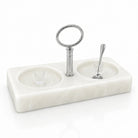 Rosh Hashana Resin Honey Salt Dish | Silver Holiday table Decor