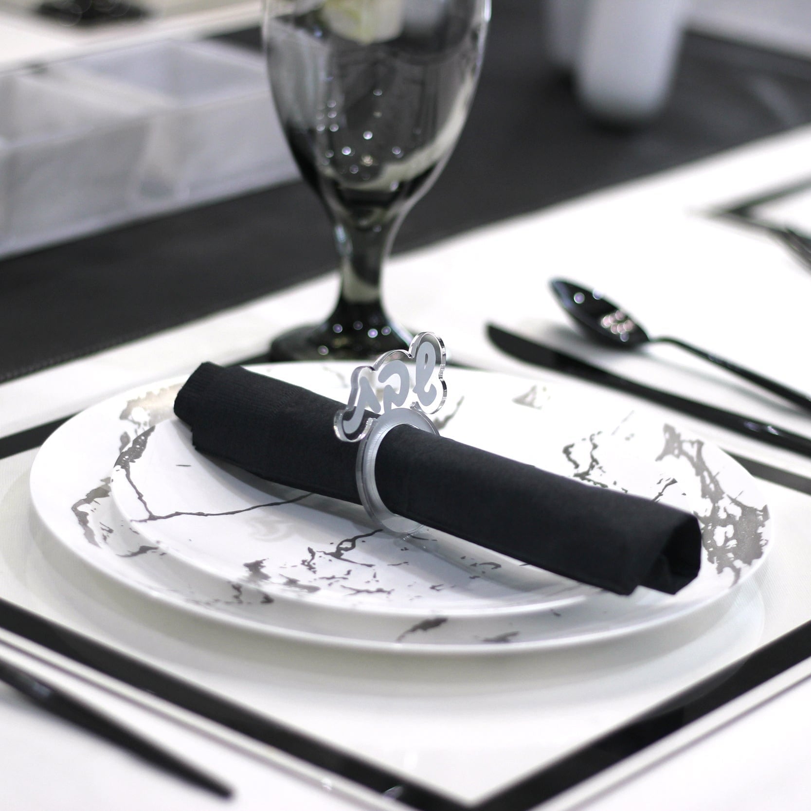 Shabbos Napkin Rings - Waterdale Collection
