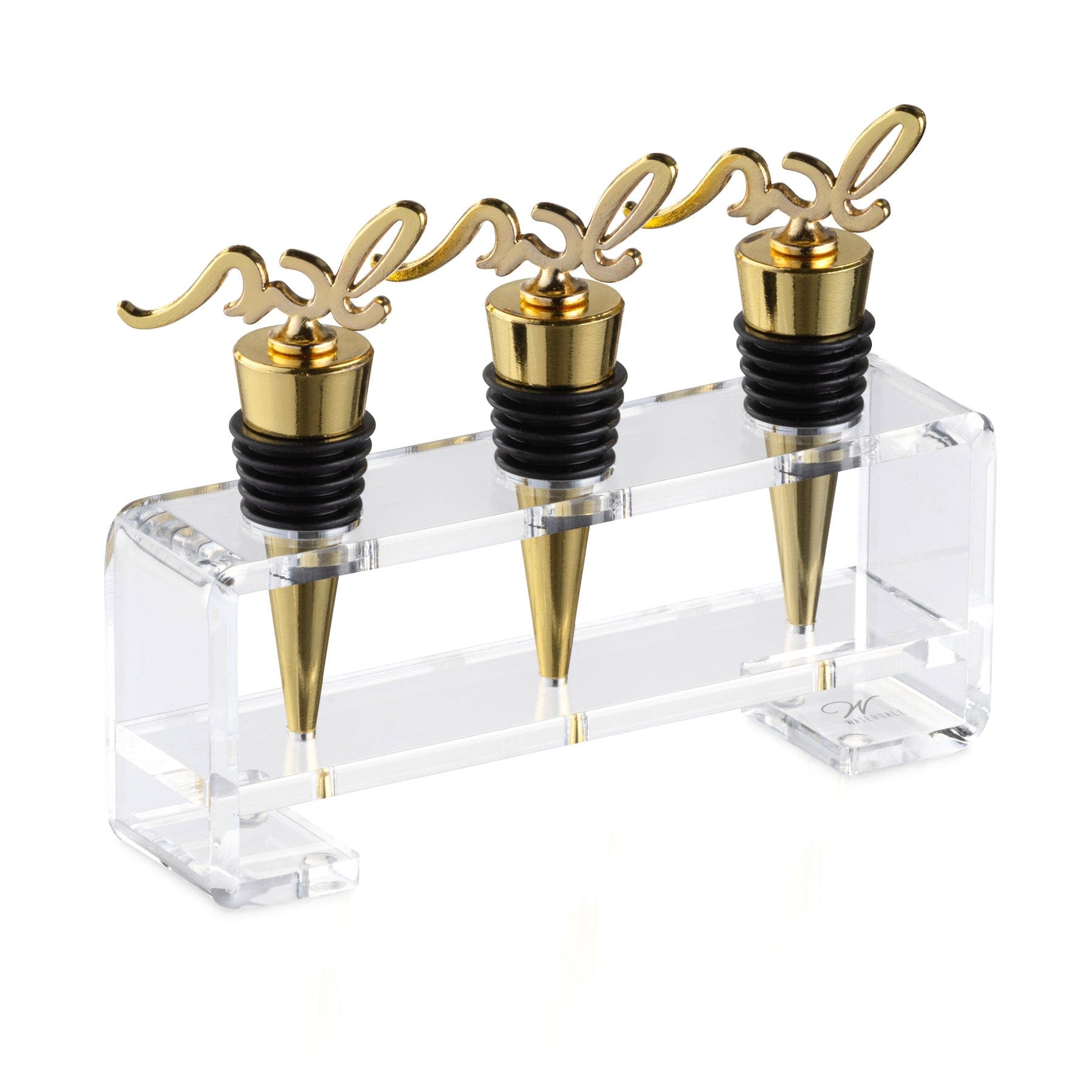 Shabbos Wine Stopper Set - Waterdale Collection