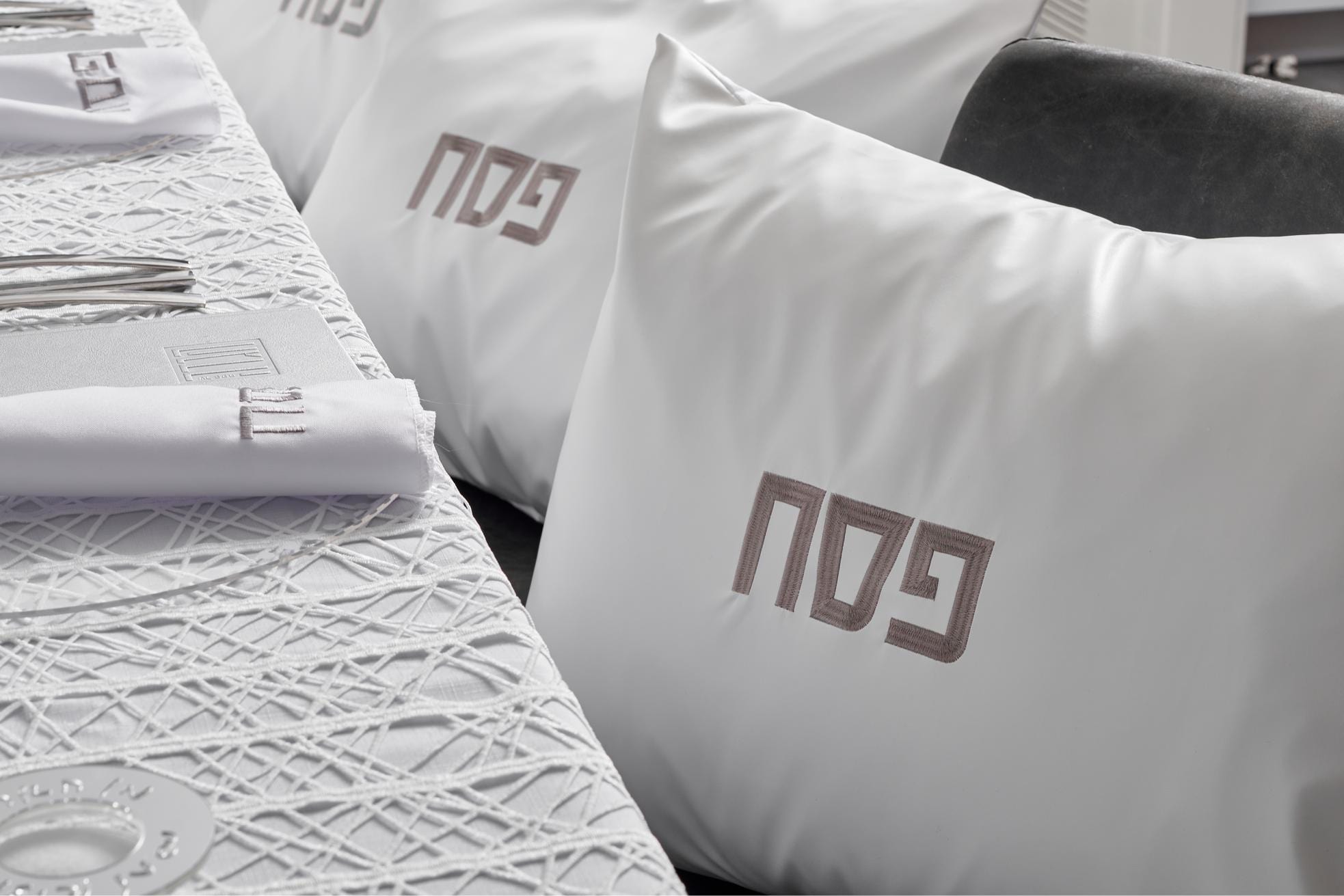 Silver Pesach 2024 Tablescape - Waterdale Collection