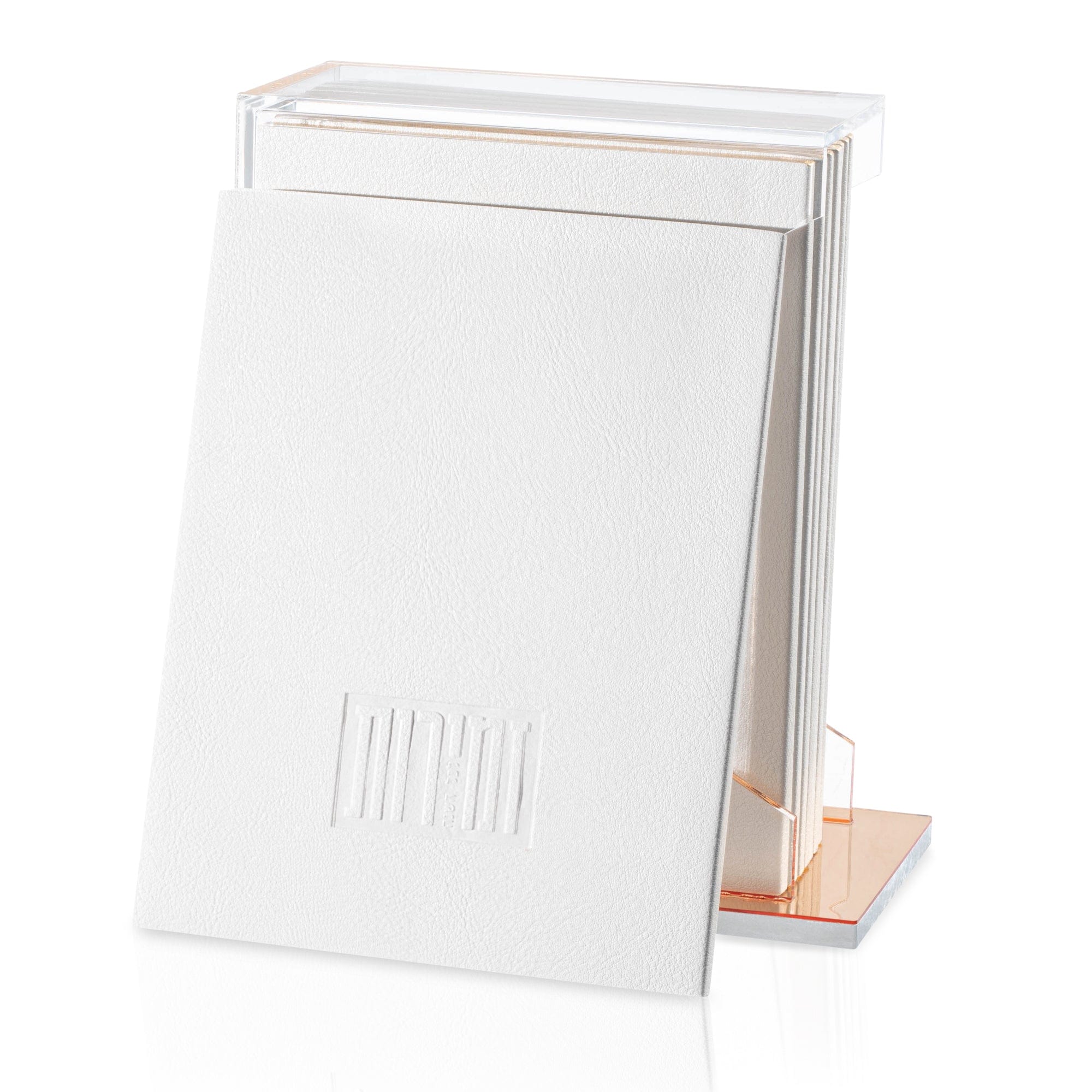 Softcover Leather & Lucite Zemiros Bencher Set - Waterdale Collection