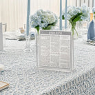 Square Bencher set set on a shabbos table
