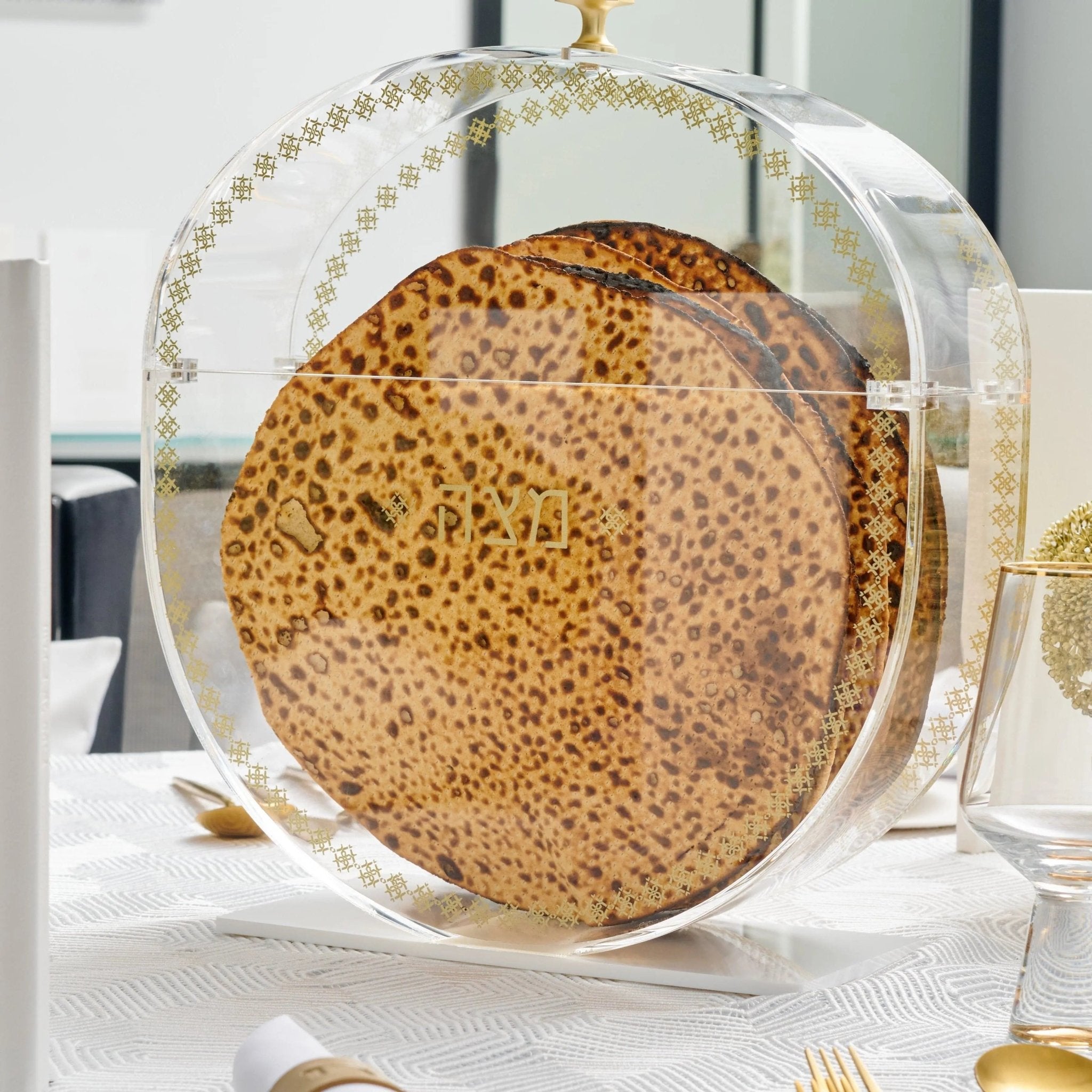 Standing Inspired Matzah Box - Waterdale Collection