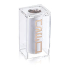 Clear acrylic Suspended Havdalah Set by Waterdale Collection featuring spice box and ceremonial items in minimalist design.