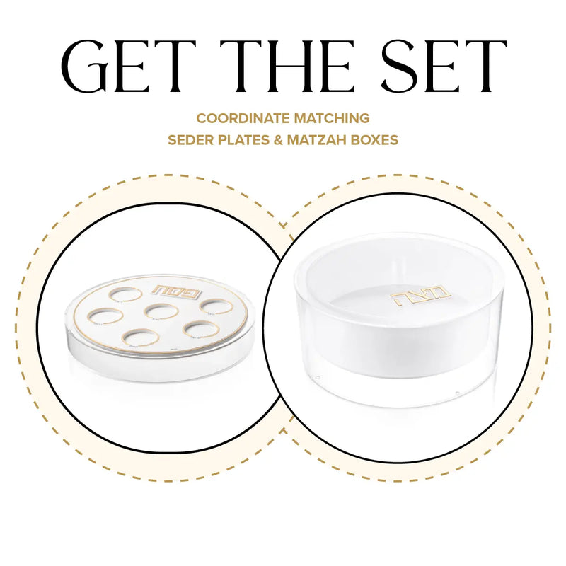 Suspended Seder Plate & Matzah Box