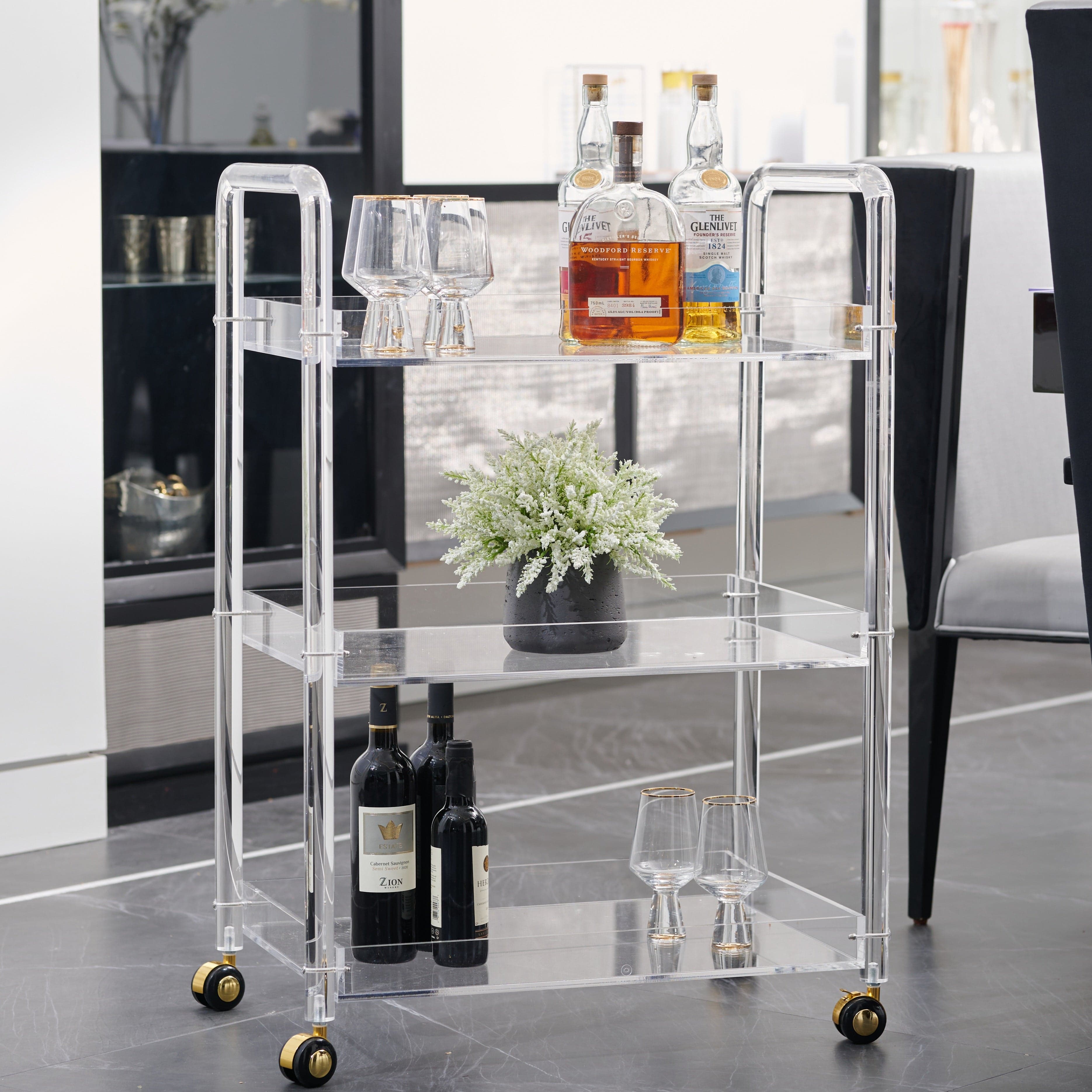 Tall Bar Cart - Waterdale Collection