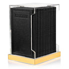 Tall Hardcover Leather & Lucite Bencher Set (Set of 14)