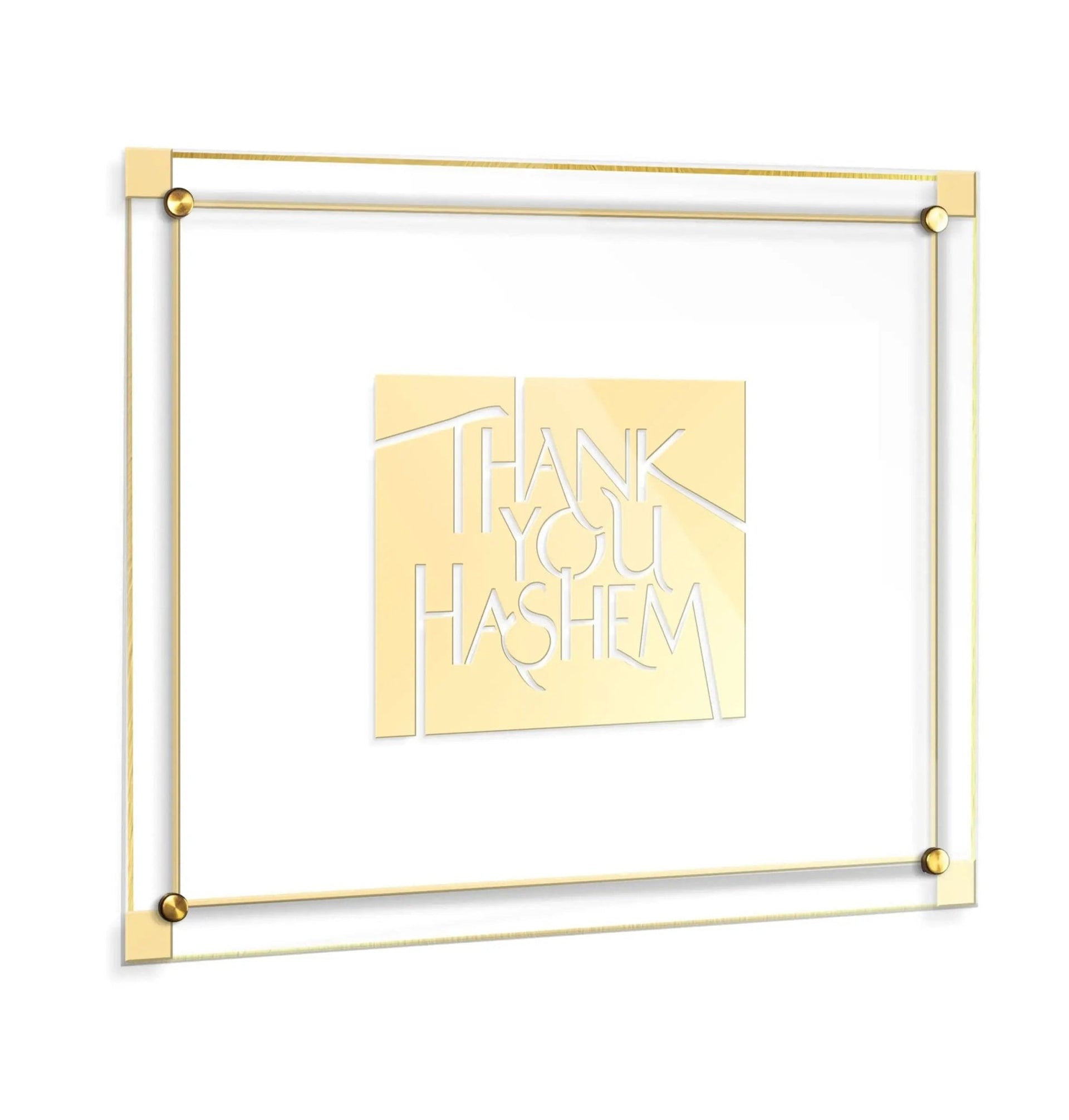 Thank You Hashem Classic 2.0 Wall Art - Gold