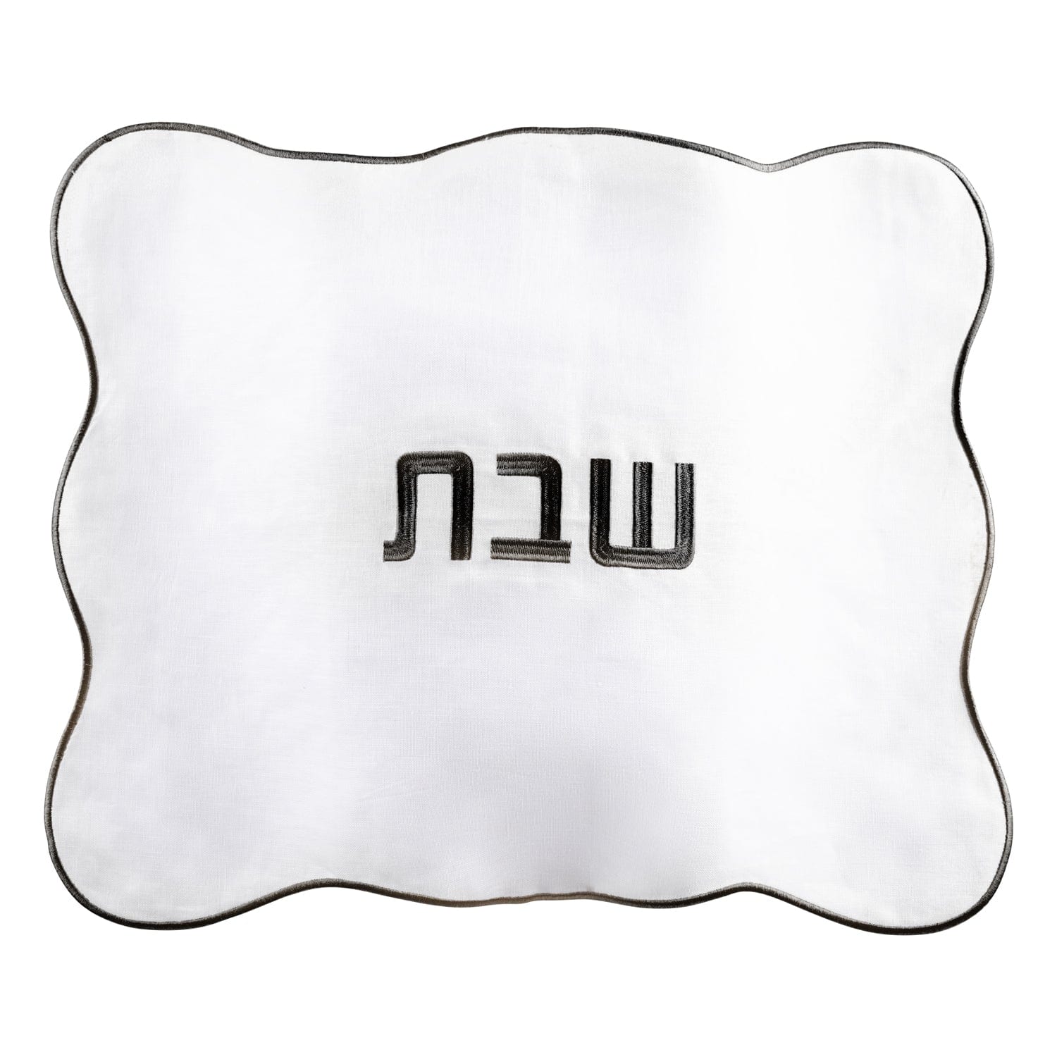 Wavy Linen Challah Cover - Waterdale Collection