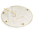 Gold Woven Simanim Tray